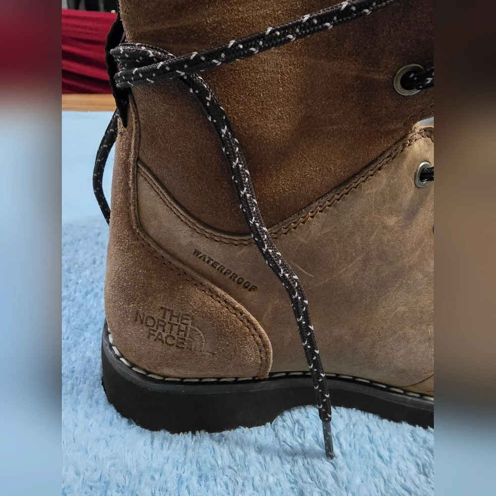 For Women The North Face Brown Lace Up Boots for Outdoor Adventures - Picture 7 of 15